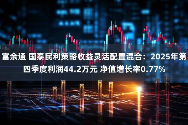 富余通 国泰民利策略收益灵活配置混合:2025年第四季度利润44.2万元 净值增长率0.77%